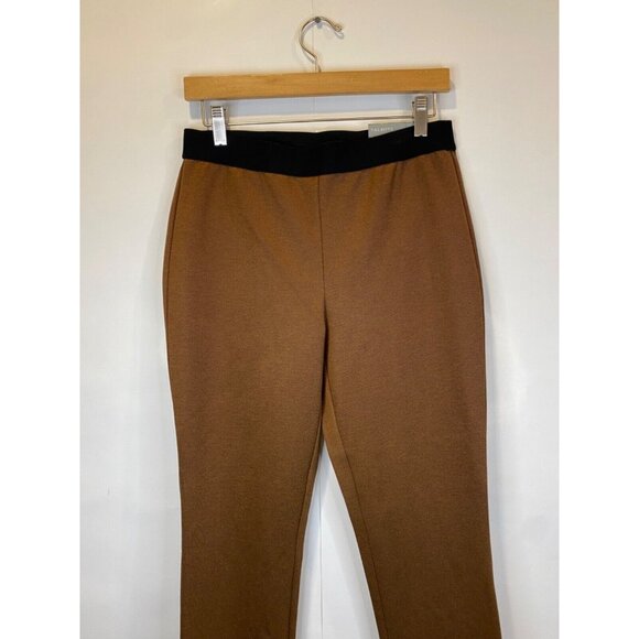 Talbots 6 Soho Legging Cognac Camel Brown Double Knit Twill Stretch NWT - Picture 3 of 7